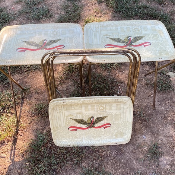 Vintage Dining Vintage Americana Mid Century Modern Tv Trays